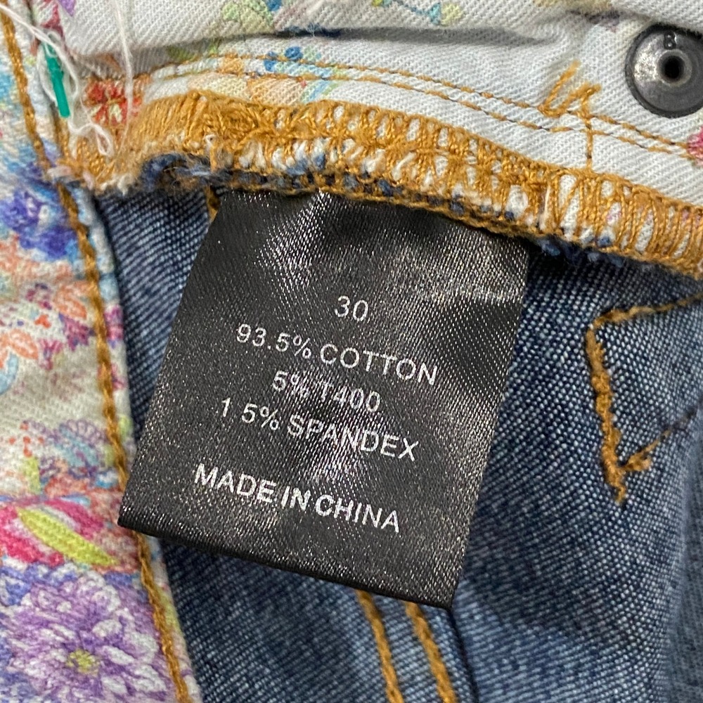 Johnny Was The Skinny Jean Mid Rise Dark Wash Stretch Denim Blue‎ Size 30 - Picture 5 of 9